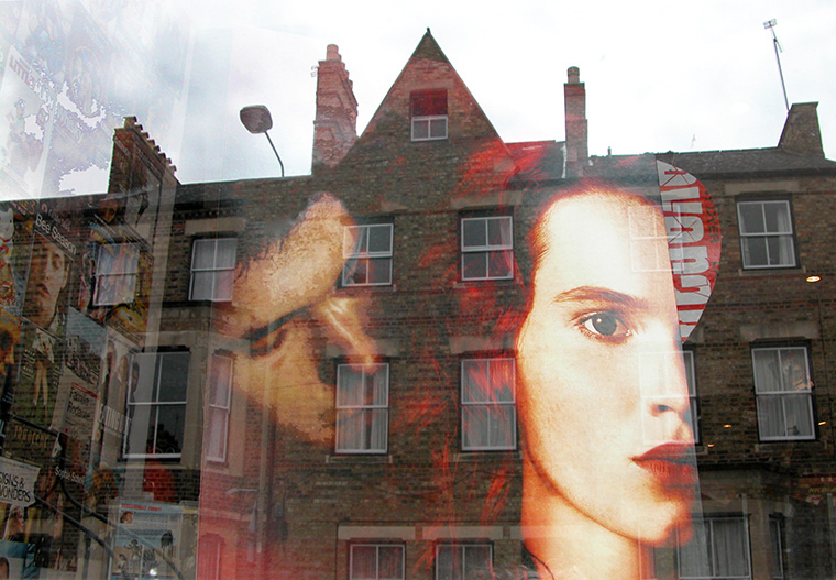 The photographs Palimpsest, Oxford were taken outside a DVD store on Walton Street in Oxford, UK.